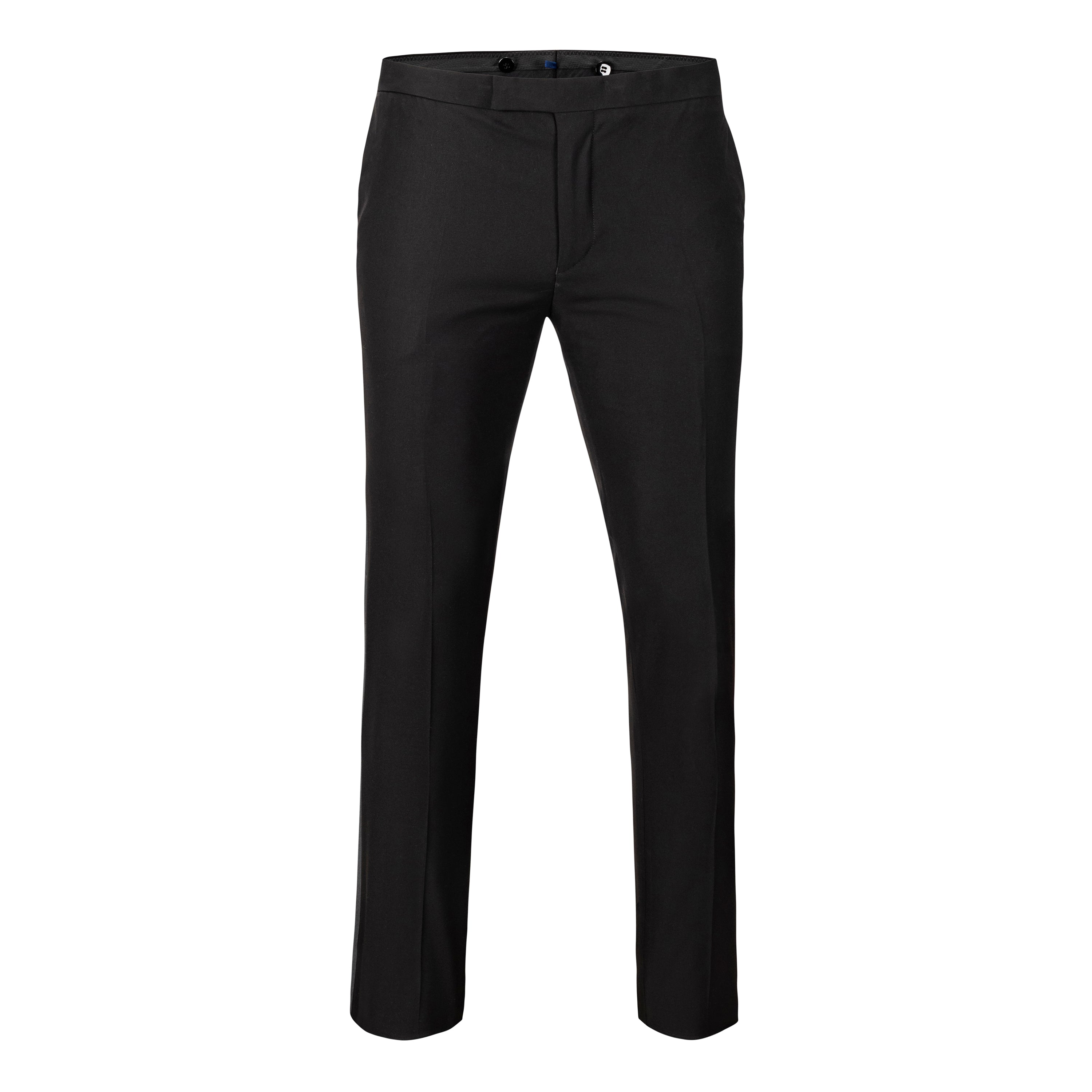 Cavalry Polyster viscose Blend Formal Trousers For Man |formal pants black|black  pant |